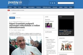 Postoy.sk v januári dosiahol rekordnú návštevnosť. Spája sa so Svetom kresťanstva