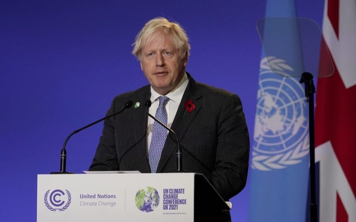 Johnson vyzval svetových lídrov, aby podnikli dôrazné kroky na ochranu klímy